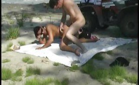 Hardcore sex on the beach