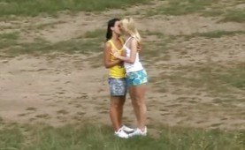 Outdoor lesbian fun