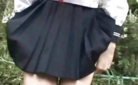 Asian cutie on the playground