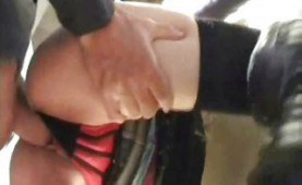 Blondie fucked under a bridge