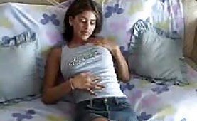 Trixie gets bored so she starts to play with her  pussy