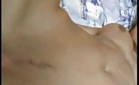 Busty amateur gets a morning assfuck