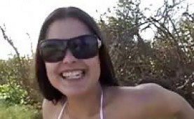 Busty Vanessa gets her pussy eaten out