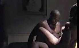 Amateur babe fucked by a big black muscle guy