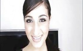 Amateur hottie gets a facial after some hardcore action