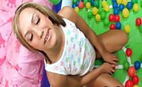 Young Kara's first dick sucking and fucking lesson