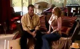 Steamy blonde babe fucking her new blind date