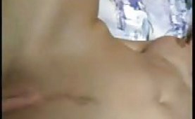 Busty amateur gets some hard wake up anal sex