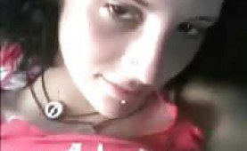 Amateur couple having hot sex in a car