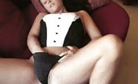 Horny amateur teen masturbates herself to a great orgasm