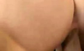 Blonde in kinky outfit gets licked and fucked