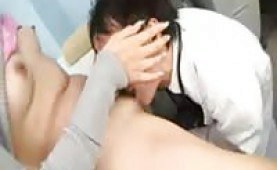 Sexy asian babe fucks her doctor