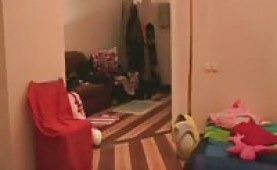 Blonde and redhead in lesbian action