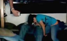 Nicole Parrotte sucks a big black cock