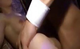 Tasty chicks fucked on a party