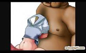 Cute 3D animated coed fucked