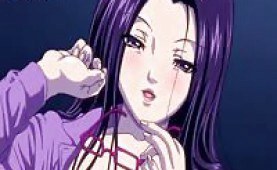 Anime chick gets cum on her glasses