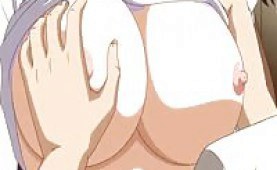 Busty hentai babe in action