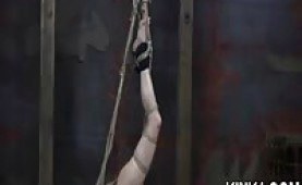 Roped slavegirl fucked hard by her mistress