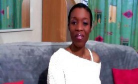 French speaking black babe getting fucked