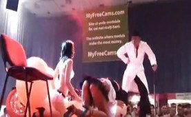 Two gorgeous girls stripping down