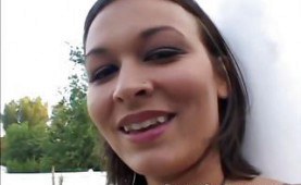 Chrissy doing audition for a porn movie