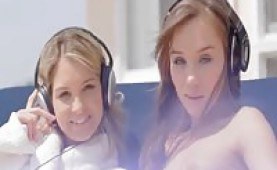 Sexy Caprice and francesca posing naked