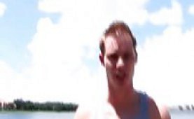 Young guy gets picked in the park to have some fun