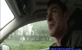 Dude gets picked up for some gay sex