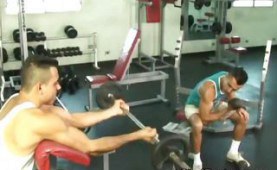 Gay boys at the gym