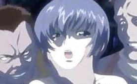 Hentai hottie groupfucked by bandits outdoors