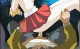 Virgin hentai cutie brutally fucked by bandits