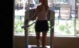 Horny blonde babe picked up and fucked