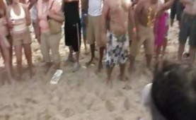 Girls have a great time during spring break party. 