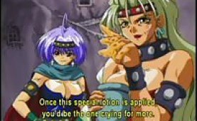 Anime girl is helpless as her tight wet pussy is filled with her new masters thick dick