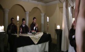 Straight guys getting hazed at college