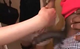 Japanese Girls Sucking On A BBC