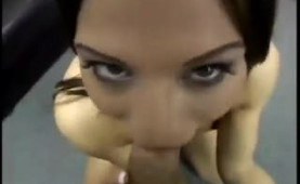 Pretty Asian Brunette Give Head POV