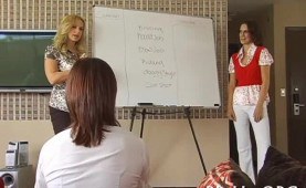 Intriguing orgy session