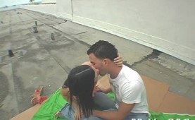 Exciting cowgirl riding