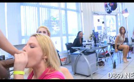 Horny Office Girls Enjoys Cock Party