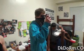 Amateur hunks teasing and making out