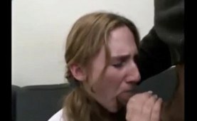 Shy teen banged by a huge dick