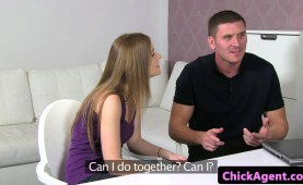 Real porn casting gf takes cuminmouth in threeway