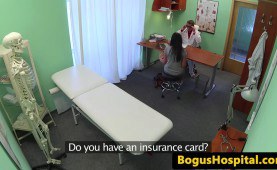 european gorgeous pumped by her randy medical practitioner