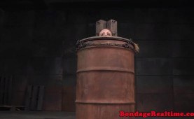 little ho-bag restrained by her female domination master