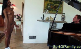 Naked stepteen come to her dad to get fucked