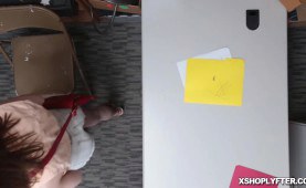 LP officer let Alina West blow his huge tool