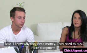 voyeur hot chick porn casting officer watch duo fuck