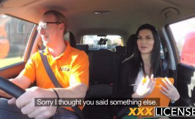 Jasmine Jae Wants It Fast and Furious at driving school